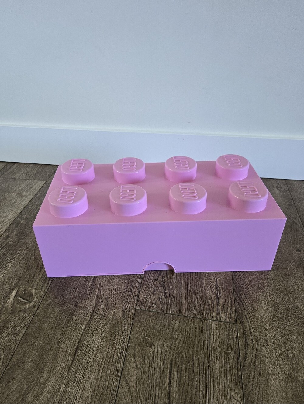 Large LEGO Storage Brick 8 Stud – Light Pink – Rare